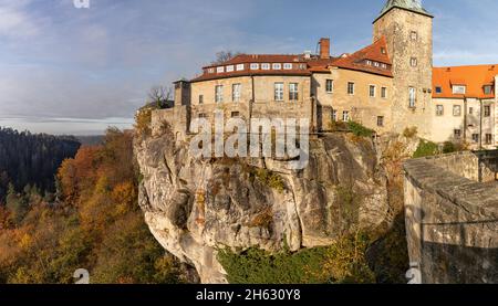 Impressionen von der Burg Hohnstein im Elbsandsteingebirge sächsische Schweiz Banque D'Images