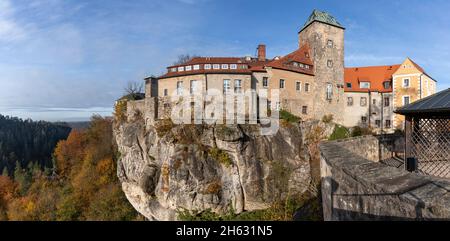 Impressionen von der Burg Hohnstein im Elbsandsteingebirge sächsische Schweiz Banque D'Images