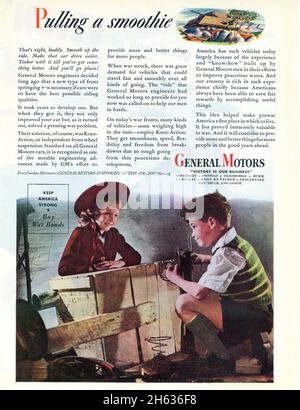 29 mai 1944 'Time' annonce d'émission de newsmagazine, États-Unis Banque D'Images