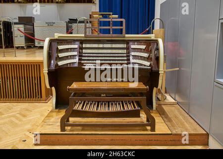 europe,allemagne,hambourg,orgue,table de jeux,clés,musique,orgue,ndr,welte funk orgue Banque D'Images