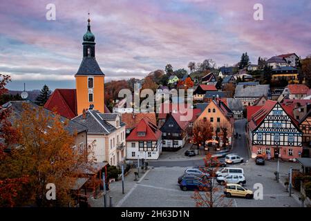 Impressionen von der Burg Hohnstein im Elbsandsteingebirge sächsische Schweiz Banque D'Images