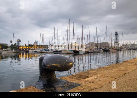 [hdr] impressions de barcelone - une ville sur la côte nord-est de l'espagne. c'est la capitale et la plus grande ville de la communauté autonome de catalogne, ainsi que la deuxième municipalité la plus peuplée d'espagne. Banque D'Images