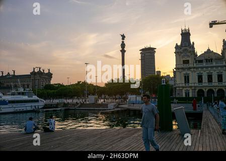 impressions de barcelone - une ville sur la côte nord-est de l'espagne. c'est la capitale et la plus grande ville de la communauté autonome de catalogne, ainsi que la deuxième municipalité la plus peuplée d'espagne. Banque D'Images