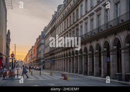 france,paris,1. arrondissement,ambiance de soirée, Banque D'Images