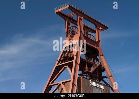 arbre 12 de la zeche zollverein, patrimoine mondial de l'unesco zollverein, essen, quartier de stoppenberg, rhénanie-du-nord-westphalie, allemagne Banque D'Images