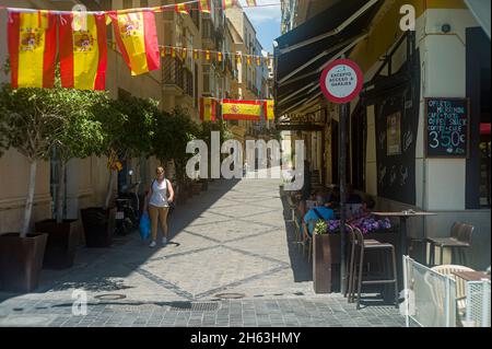malaga,andalousie,espagne: quelques impressions du centre historique de la ville de malaga lors d'une chaude journée au printemps Banque D'Images