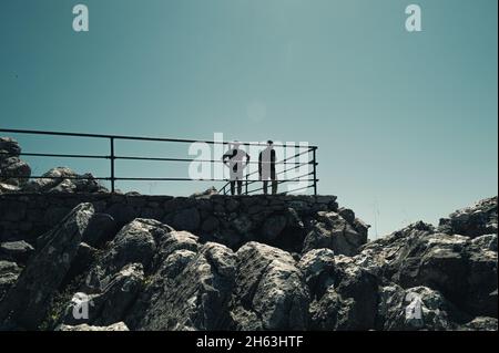 profitez de la vue magnifique de mirador del guarda forestal en andalousie Banque D'Images