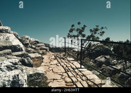 profitez de la vue magnifique de mirador del guarda forestal en andalousie Banque D'Images