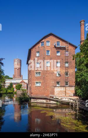 ratsmühle,vieille ville,lueneburg,basse-saxe,allemagne,europe Banque D'Images