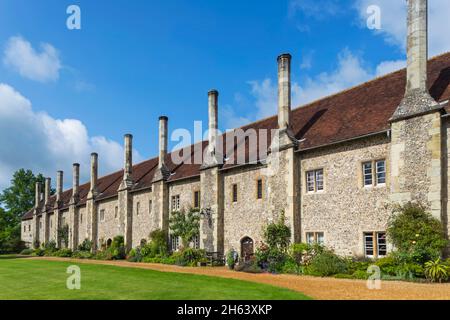 angleterre,winchester,hôpital de st cross,l'almshouse Banque D'Images