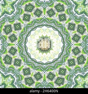 mandala,composition,plantes Banque D'Images