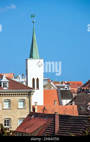 l'église protestante de résurrection à überlingen sur le lac de constance Banque D'Images