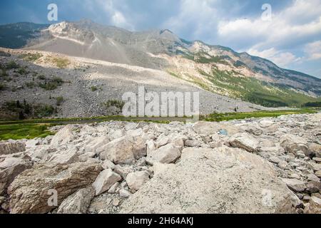 Frank Slide Banque D'Images