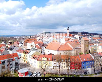 Cham, Allemagne: Paysage urbain Banque D'Images