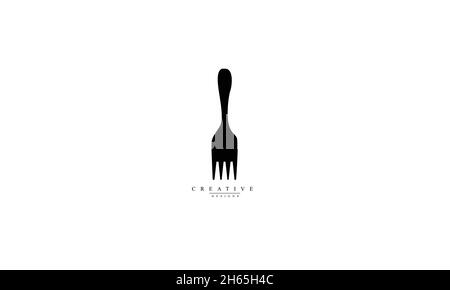 design vectoriel du restaurant fork Illustration de Vecteur