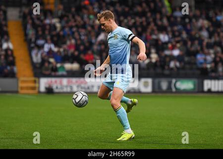 NOTTINGHAM, GBR.13 NOV Kyle Storer de Solihull Moors lors du match de la Vanarama National League entre Notts County et Solihull Moors à Meadow Lane, Nottingham, le samedi 13 novembre 2021.(Credit: Jon Hobley | MI News) Credit: MI News & Sport /Alay Live News Banque D'Images