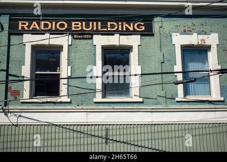 Radio Building Sydney Nouvelle-Écosse Canada Station de radio locale Cape Breton Nouvelle-Écosse Canada Max FM 98.3 établie en 1929 extérieur Banque D'Images