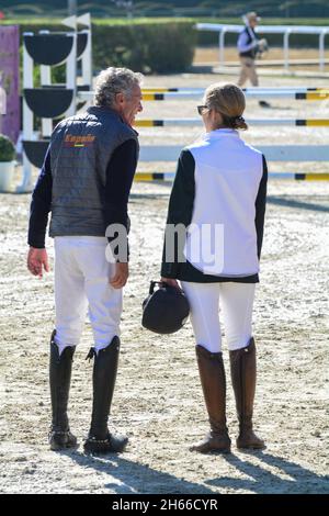 Séville, Espagne.13 novembre 2021.L'Infanta Elena assiste aux sauts dans la Hipica de Pineda, samedi, 13 novembre, 202 crédit: CORDO PRESSE/Alay Live News Banque D'Images