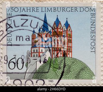 ALLEMAGNE - VERS 1985: Timbre-poste de l'Allemagne, montrant 750 Jahre Limburger Dom Banque D'Images