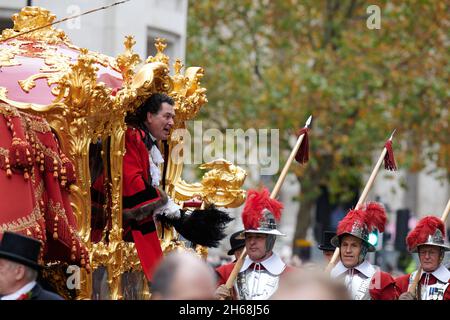 Vincent Keaveny, le 693e Lord maire de la ville de Londres, Royaume-Uni Banque D'Images