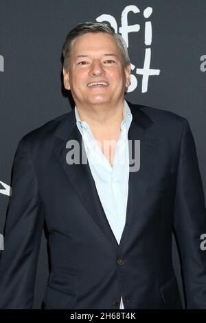 LOS ANGELES - 13 NOVEMBRE : Ted Sarandos au Fest de l'AFI - première meurtrisée au cinéma chinois IMAX de TCL le 13 novembre 2021 à Los Angeles, CA Banque D'Images