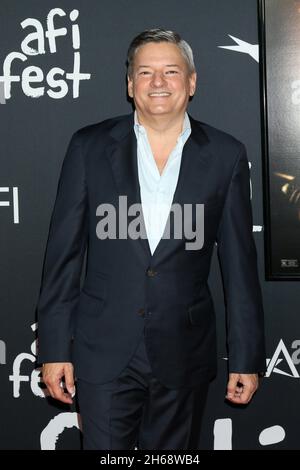 Los Angeles, Californie.13 novembre 2021.Ted Sarandos aux arrivées pour la première MEURTRISÉE au 2021 AFI FEST, TCL Chinese Theatre, Los Angeles, CA 13 novembre 2021.Crédit : Priscilla Grant/Everett Collection/Alay Live News Banque D'Images