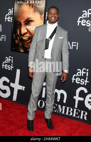 13 novembre 2021, Los Angeles, CA, Etats-Unis: LOS ANGELES - 13 NOVEMBRE: Stephan James au Fest de l'AFI - première meurtri au Théâtre chinois de TCL IMAX le 13 novembre 2021 à Los Angeles, CA (Credit image: © Kay Blake/ZUMA Press Wire) Banque D'Images