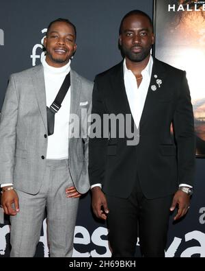 13 novembre 2021, Los Angeles, CA, Etats-Unis: LOS ANGELES - 13 NOVEMBRE: Stephan James, Shamier Anderson à l'AFI Fest - première meurtrisée au TCL Chinese Theatre IMAX le 13 novembre 2021 à Los Angeles, CA (Credit image: © Kay Blake/ZUMA Press Wire) Banque D'Images