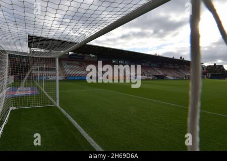 EXETER, GBR.13 NOVEMBRE vue générale du parc St. James pendant le match Sky Bet League 2 entre Exeter City et Oldham Athletic au parc St James', Exeter, le samedi 13 novembre 2021.(Crédit : Eddie Garvey | MI News) Banque D'Images