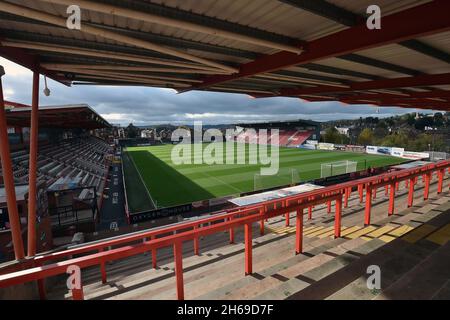 EXETER, GBR.13 NOVEMBRE vue générale du parc St. James pendant le match Sky Bet League 2 entre Exeter City et Oldham Athletic au parc St James', Exeter, le samedi 13 novembre 2021.(Crédit : Eddie Garvey | MI News) Banque D'Images