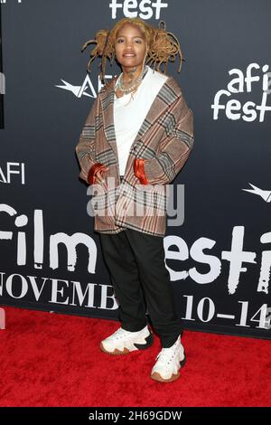 Inde Ambre Perkins au Fest de l'AFI - première meurtrisée au Théâtre chinois IMAX de TCL le 13 novembre 2021 à Los Angeles, CA (photo par Katrina Jordan/Sipa USA) Banque D'Images