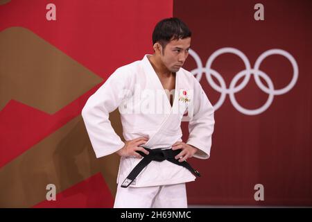 24 JUILLET 2021 - TOKYO, JAPON: TAKATO Naohisa du Japon devant les Judo Men -60 kg demi-finale aux Jeux Olympiques de Tokyo 2020 (photo de Mickael Cash Banque D'Images