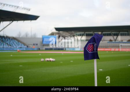 Manchester, Royaume-Uni.14 novembre 2021.Manchester, Angleterre, novembre 14 pendant le match de la Super League FA Womens entre Manchester City et Chelsea à l'Academy Stadium à Manchester, Angleterre Paul Roots/SPP crédit: SPP Sport Press photo./Alamy Live News Banque D'Images