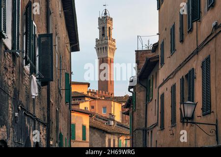 Sienne, Toscane, Italie Banque D'Images