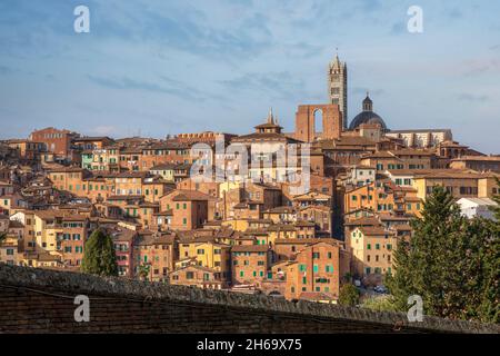 Sienne, Toscane, Italie Banque D'Images