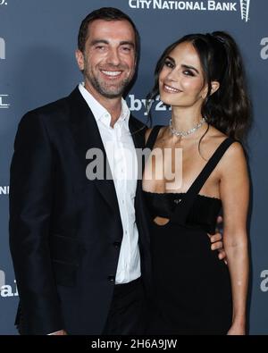 West Hollywood, États-Unis.13 novembre 2021.WEST HOLLYWOOD, LOS ANGELES, CALIFORNIE, États-Unis - NOVEMBRE 13 : Mason Morfit et le fiancé/actrice Jordana Brewster arrivent au Gala 2021 ans 10 de Baby2Baby qui s'est tenu au Pacific Design Center le 13 novembre 2021 à West Hollywood, Los Angeles, Californie, États-Unis.(Photo de Xavier Collin/image Press Agency/Sipa USA) crédit: SIPA USA/Alay Live News Banque D'Images