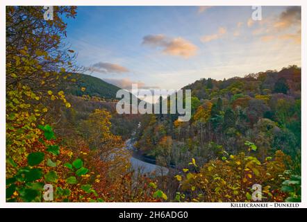 Killiecrankie - Dunkeld - Perthshire - Écosse Banque D'Images