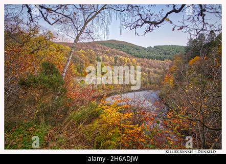 Killiecrankie - Dunkeld - Perthshire - Écosse Banque D'Images