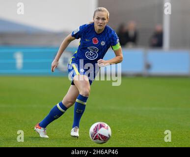 Manchester, Angleterre, 14 novembre 2021.Magdalena Ericsson de Chelsea pendant le match de la Super League FA WomenÕs au stade Academy, Manchester.Le crédit photo devrait se lire: Andrew Yates / Sportimage Banque D'Images