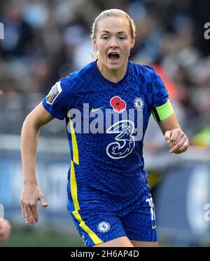 Manchester, Angleterre, 14 novembre 2021.Magdalena Ericsson de Chelsea pendant le match de la Super League FA WomenÕs au stade Academy, Manchester.Le crédit photo devrait se lire: Andrew Yates / Sportimage Banque D'Images