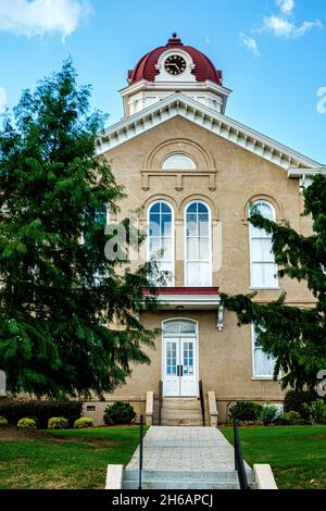 Palais de justice historique du comté de Jackson, Washington Street, Jefferson, Géorgie Banque D'Images