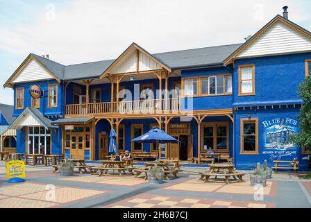 Le bleu, Pub Street, Kilworth Methven, Ashburton, Canterbury, Nouvelle-Zélande Banque D'Images