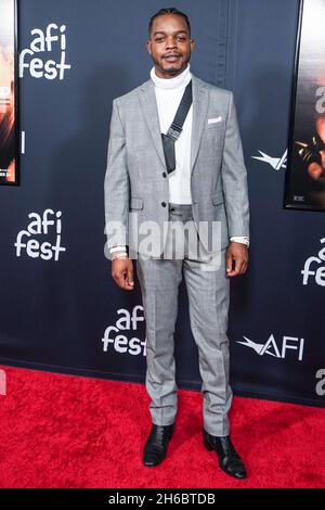 Hollywood, États-Unis.14 novembre 2021.HOLLYWOOD, LOS ANGELES, CALIFORNIE, États-Unis - NOVEMBRE 13 : l'acteur Stephan James arrive au Fest de l'AFI 2021 - projection officielle de Netflix 'bruised' au Théâtre chinois IMAX de TCL le 13 novembre 2021 à Hollywood, Los Angeles, Californie, États-Unis.(Photo par NOx Yang/image Press Agency) crédit: Image Press Agency/Alay Live News Banque D'Images