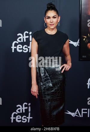 Hollywood, États-Unis.14 novembre 2021.HOLLYWOOD, LOS ANGELES, CALIFORNIE, États-Unis - NOVEMBRE 13 : l'actrice LELA Loren arrive au Fest de l'AFI 2021 - projection officielle de Netflix 'bruised' au Théâtre chinois IMAX de TCL le 13 novembre 2021 à Hollywood, Los Angeles, Californie, États-Unis.(Photo de NOx Yang/image Press Agency/Sipa USA) crédit: SIPA USA/Alay Live News Banque D'Images