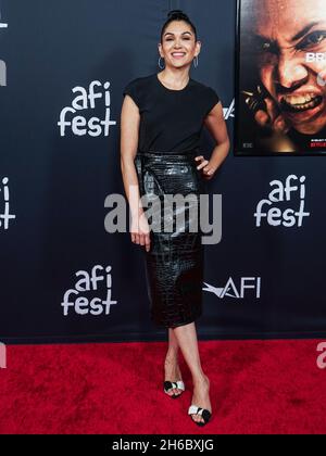 Hollywood, États-Unis.14 novembre 2021.HOLLYWOOD, LOS ANGELES, CALIFORNIE, États-Unis - NOVEMBRE 13 : l'actrice LELA Loren arrive au Fest de l'AFI 2021 - projection officielle de Netflix 'bruised' au Théâtre chinois IMAX de TCL le 13 novembre 2021 à Hollywood, Los Angeles, Californie, États-Unis.(Photo de NOx Yang/image Press Agency/Sipa USA) crédit: SIPA USA/Alay Live News Banque D'Images