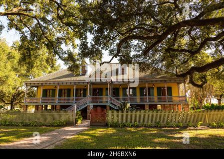 Plantation pittoresque et historique Laura en Louisiane, États-Unis Banque D'Images