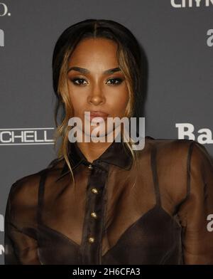 WEST HOLLYWOOD, CALIFORNIE - 13 NOVEMBRE : Ciara assiste au Gala de 10 ans de Baby2Baby présenté par Paul Mitchell au Pacific Design Center le 13 novembre 2021 à West Hollywood, Californie.Photo : plantage/imageSPACE Banque D'Images