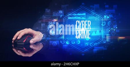 périphérique sans fil portable, concept de cyber-sécurité