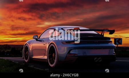 Porsche 911 GT3 RS Banque D'Images