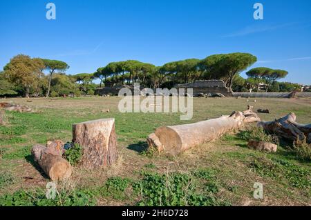 Parc des aqueducs (Parco degli Aquedotti), Rome, Lazio, Italie Banque D'Images